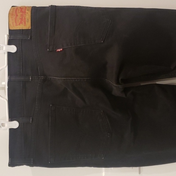 Levi Strauss 514 Jeans Mens Size 38/32**30" inseam Red Tag Black Denim - Picture 6 of 12